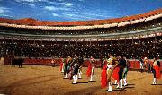 Jean Leon Gerome Plaza de Toros  : The Entry of the Bull Spain oil painting reproduction